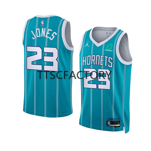 Charlotte Hornets Trikot Kai Jones 23 Nike 2022-23 Jordan Edition Teal Swingman - Herren Charlotte Hornets Trikot Kai Jones 23 Nike 2022-23 Jordan Edition Teal Swingman - Herren